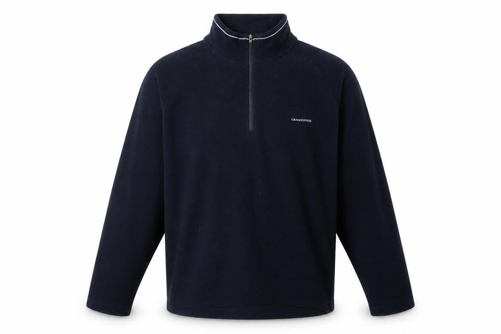 Craghoppers Men's Blue Fleece 1/2 Zip Pullover Sweatshirt XL