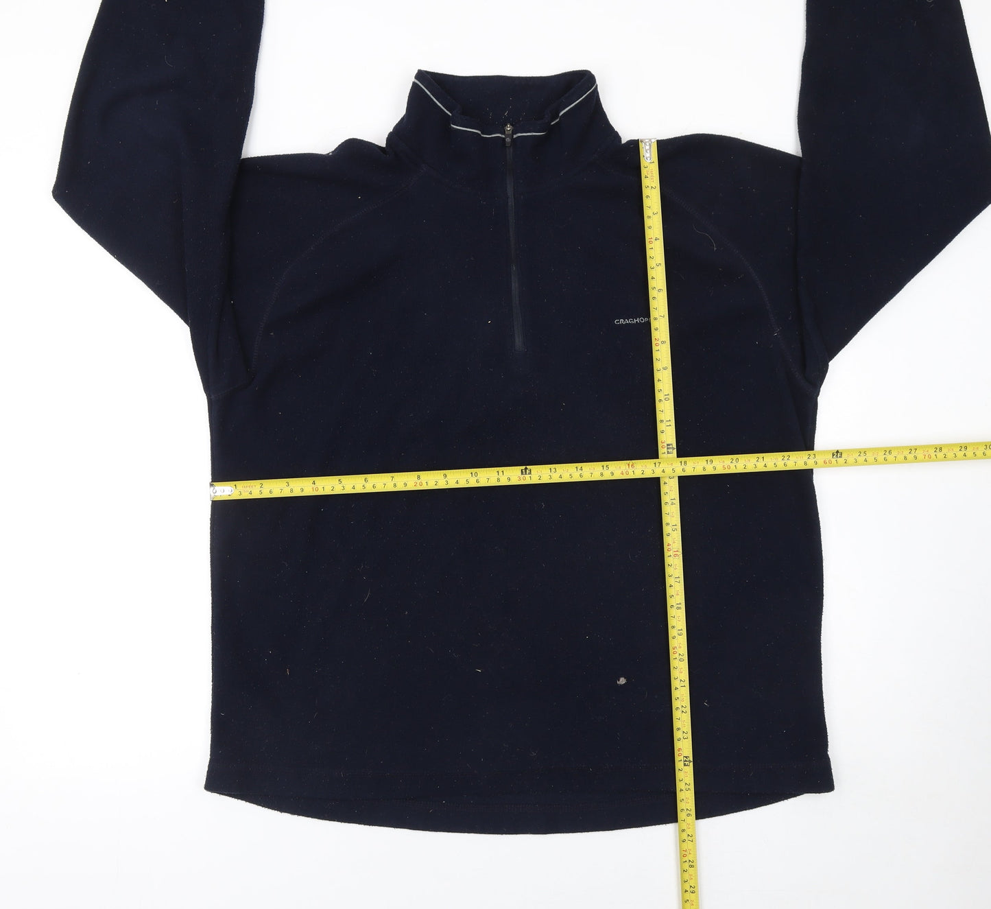 Craghoppers Men's Blue Fleece 1/2 Zip Pullover Sweatshirt XL