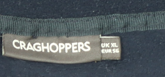 Craghoppers Men's Blue Fleece 1/2 Zip Pullover Sweatshirt XL