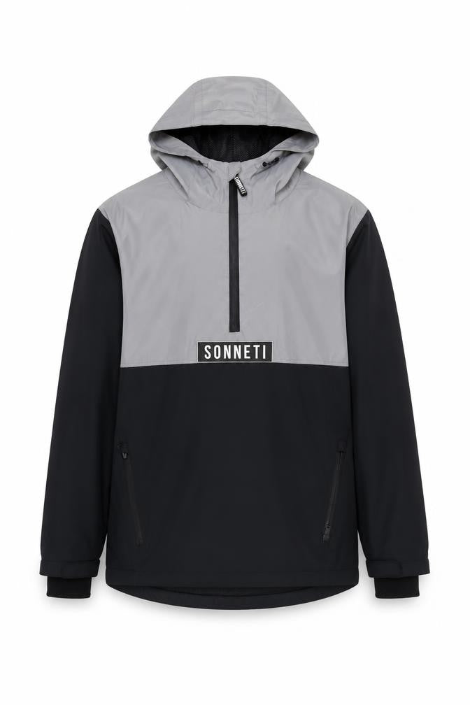 Sonneti Boys Grey Black 12-13 Years Anorak Hooded Jacket