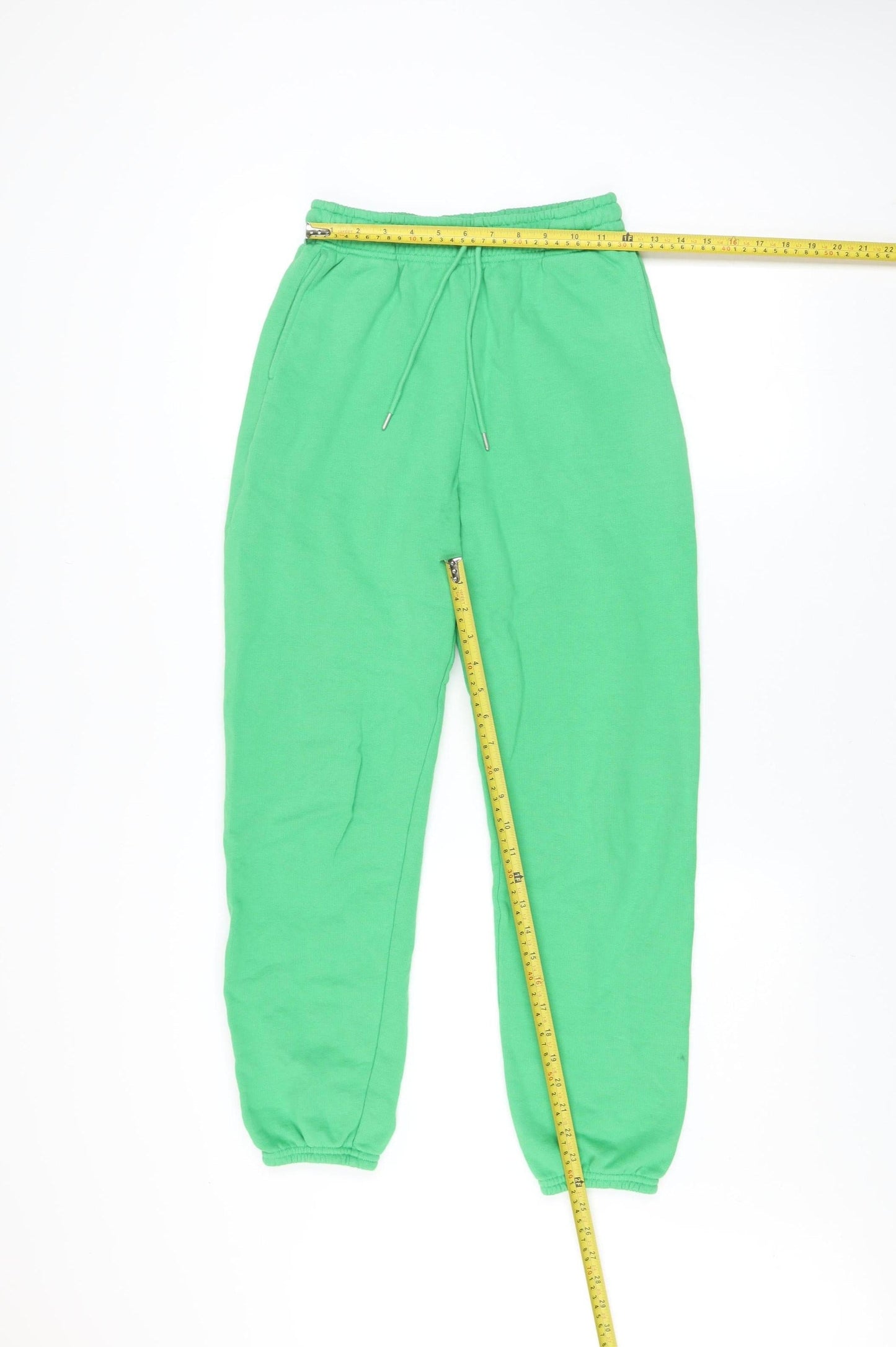 Uniqlo Womens Green XS Cotton Jogger Sweatpants Tapered Fit