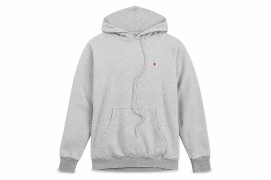Champion Men's Grey Pullover Hoodie Size M Regular Fit Fleece
