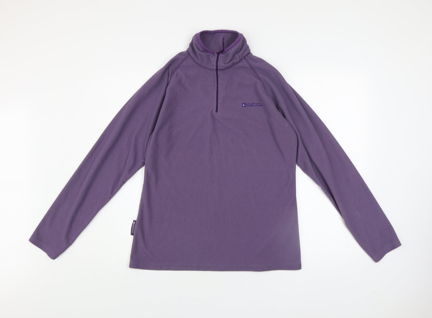 Mountain Warehouse Womens Purple 1/2 Zip Fleece Sweatshirt UK14