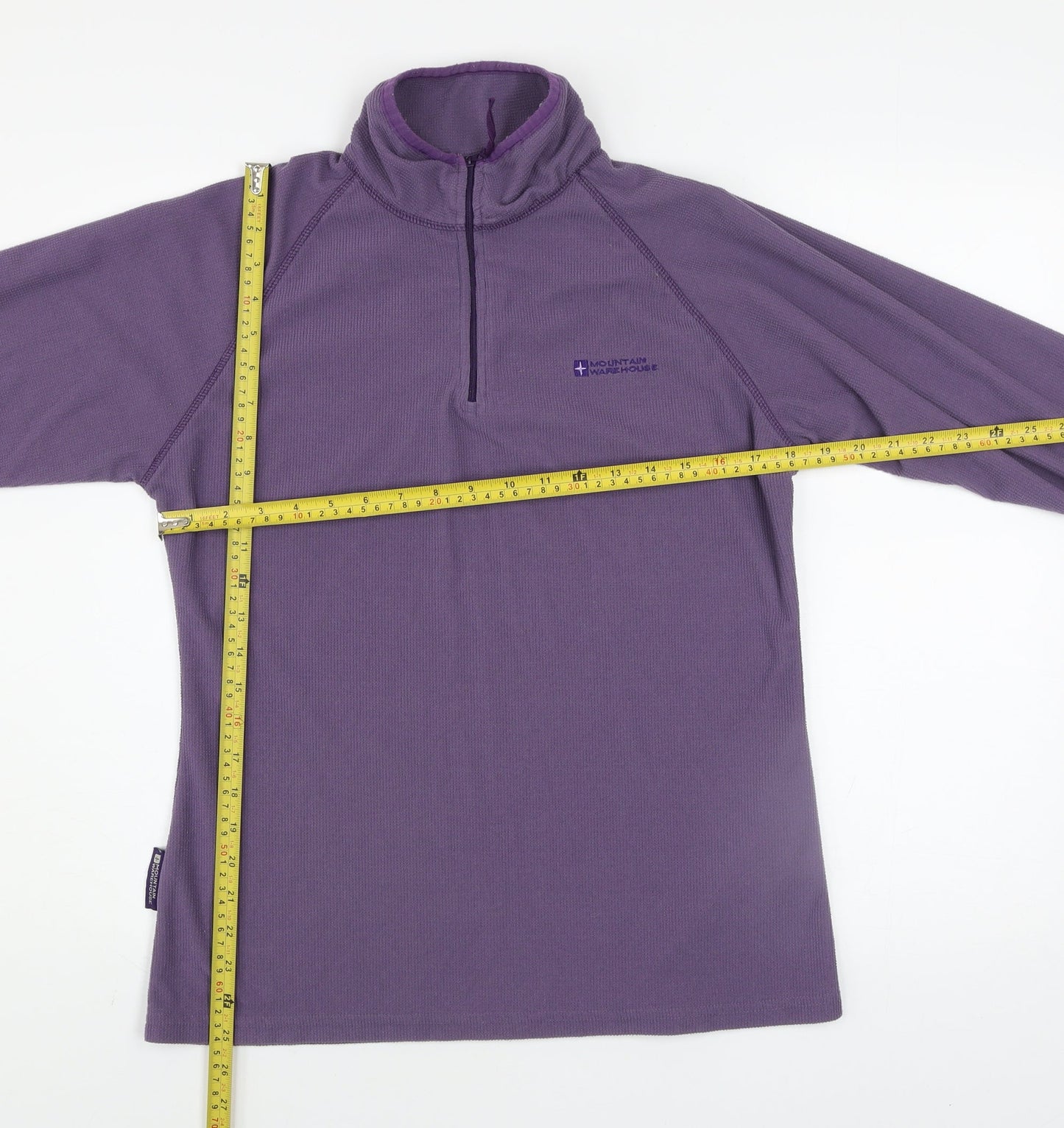 Mountain Warehouse Womens Purple 1/2 Zip Fleece Sweatshirt UK14