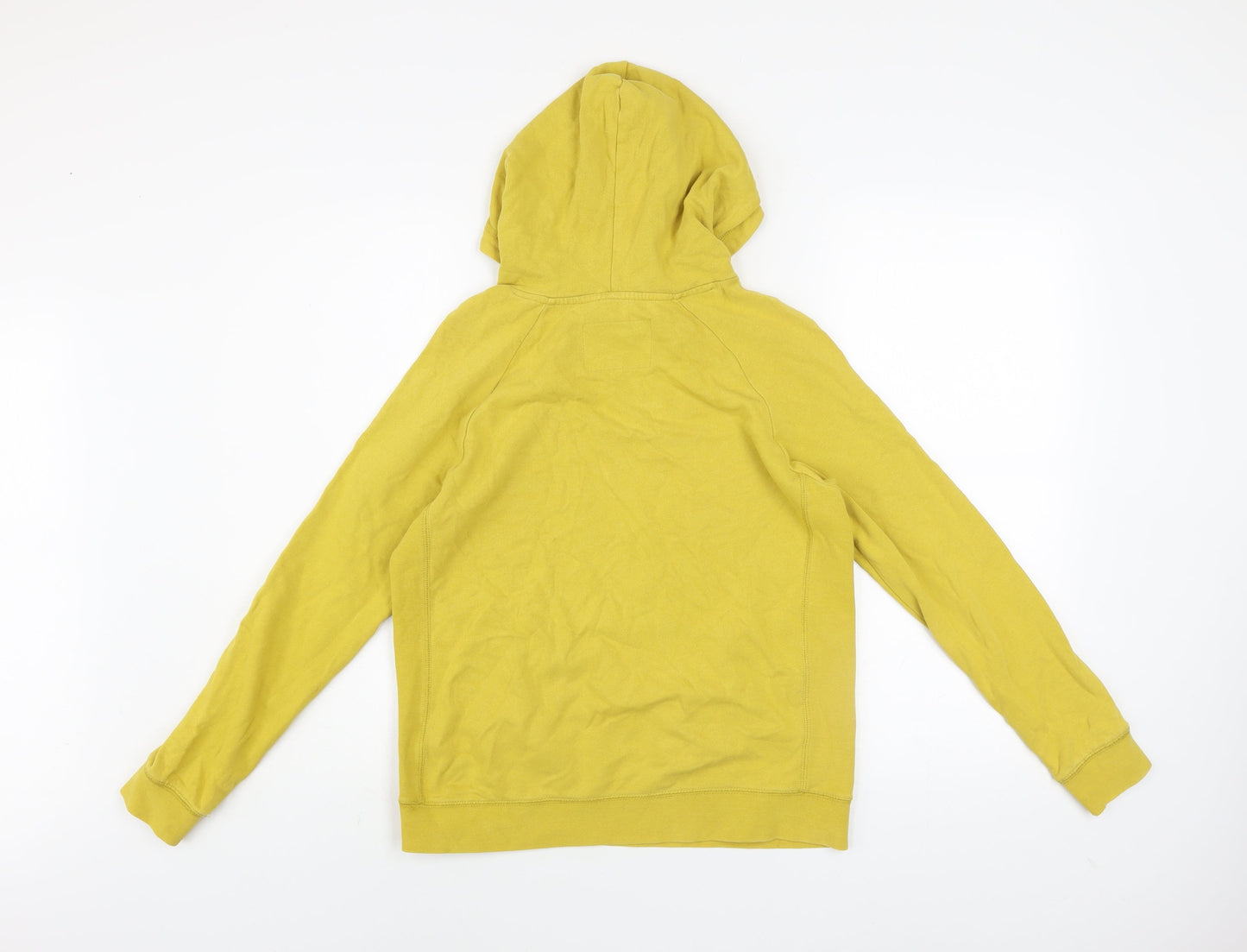 Boden Boys Yellow Pullover Hoodie 11-12 Years Cotton Long Sleeve