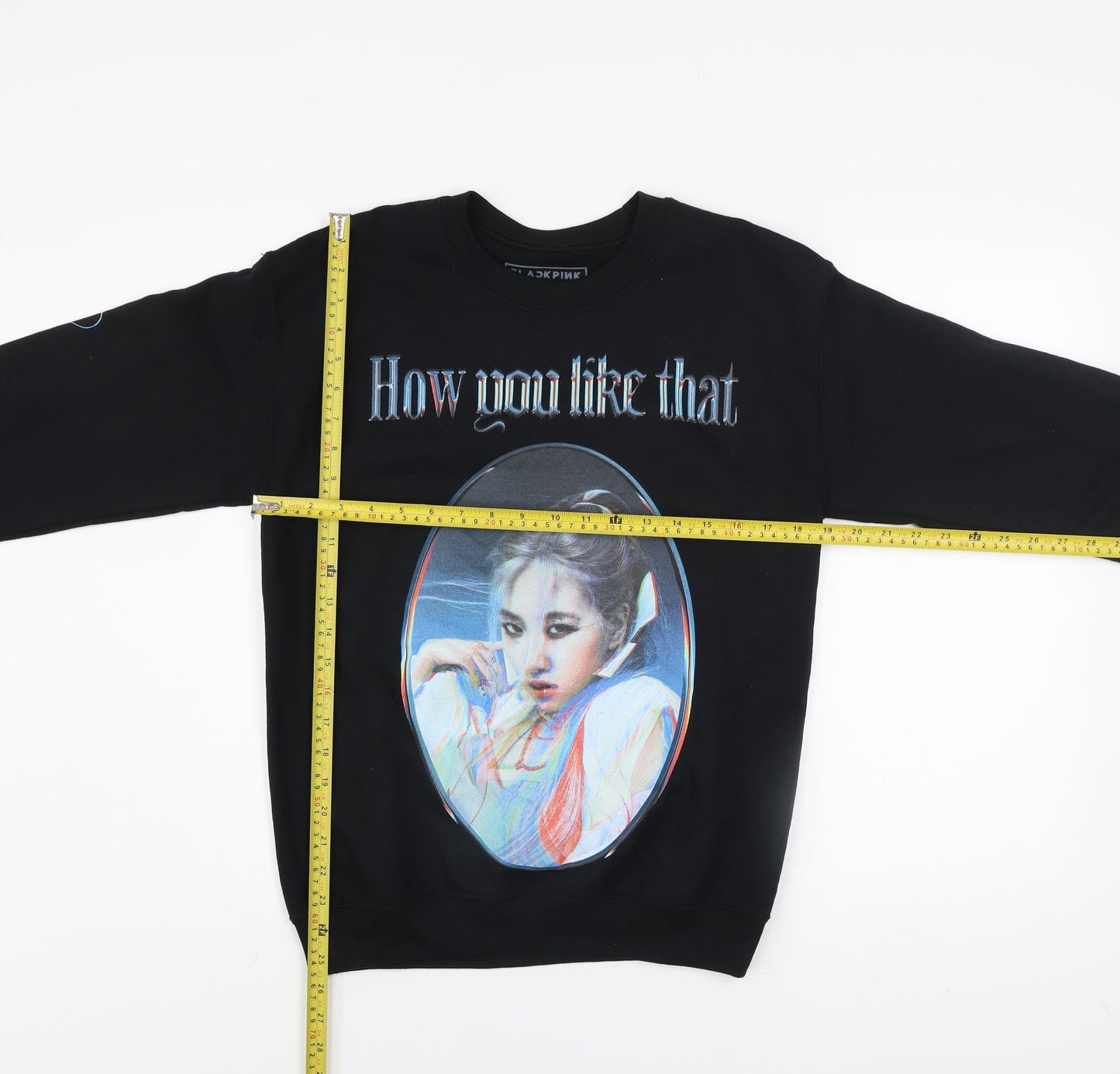 BLACKPINK Women's Black S Pullover Sweatshirt How You Like That Graphic