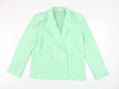 SLA Mens The Label Mint Green S Blazer Lined Classic Mid-Length