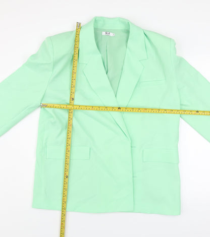 SLA Mens The Label Mint Green S Blazer Lined Classic Mid-Length