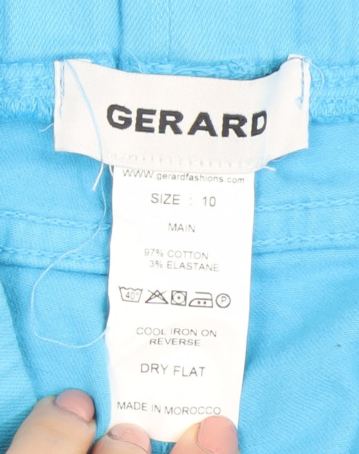 Gerard Womens Blue Size 10 Regular Fit Stretch Jeans