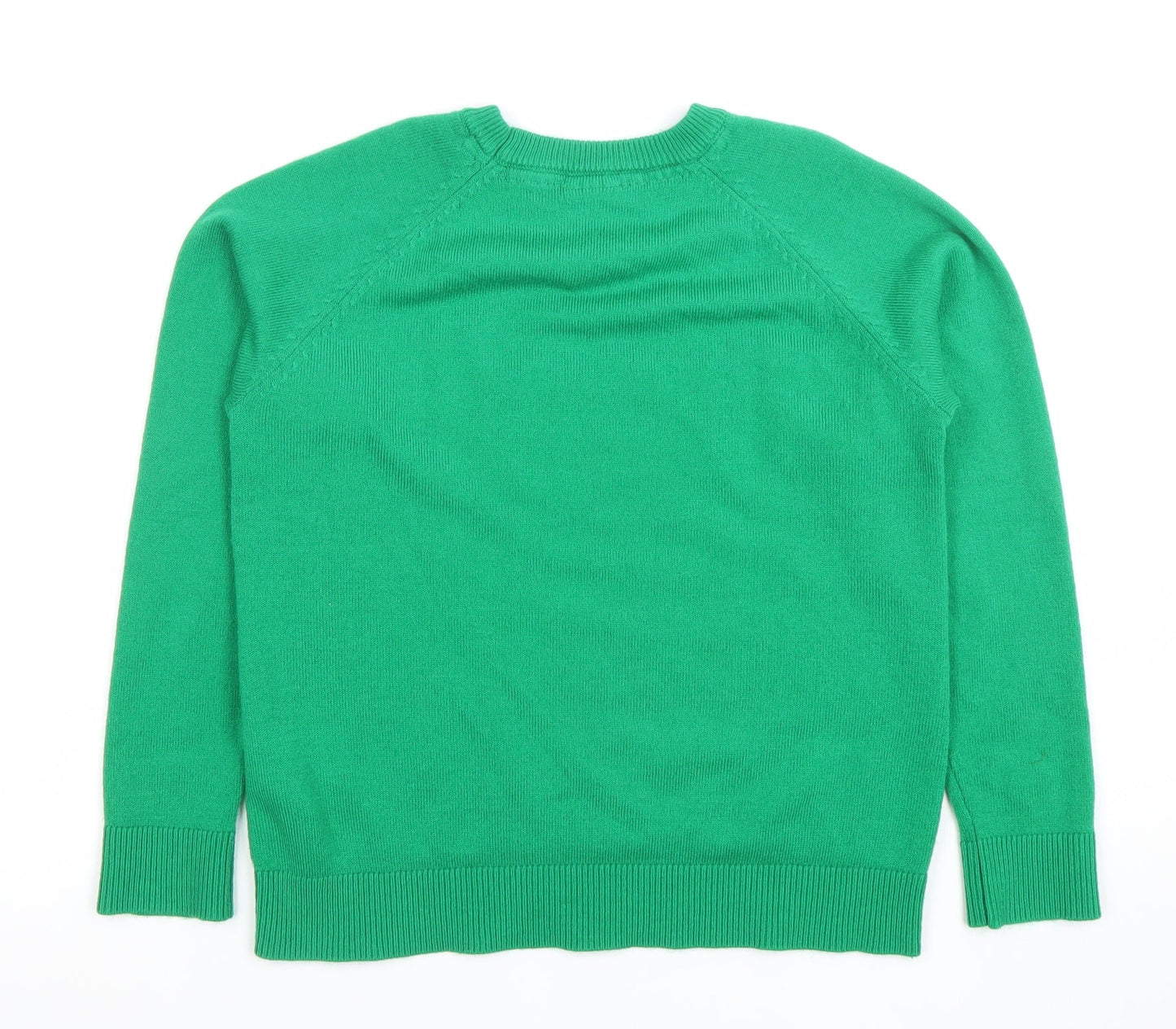 Disney Boys Green Christmas Jumper Mickey & Donald UK 5-6 Years Crew Neck