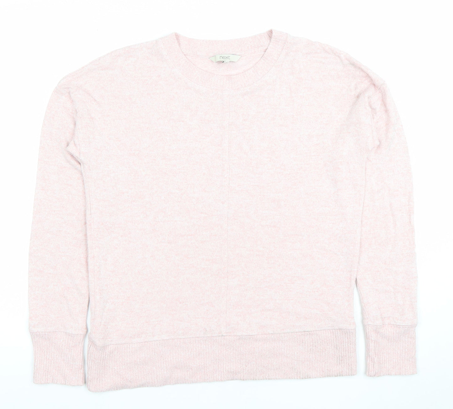 Next Women’s Pink Crew Neck Knit Jumper Size 10 Regular Fit