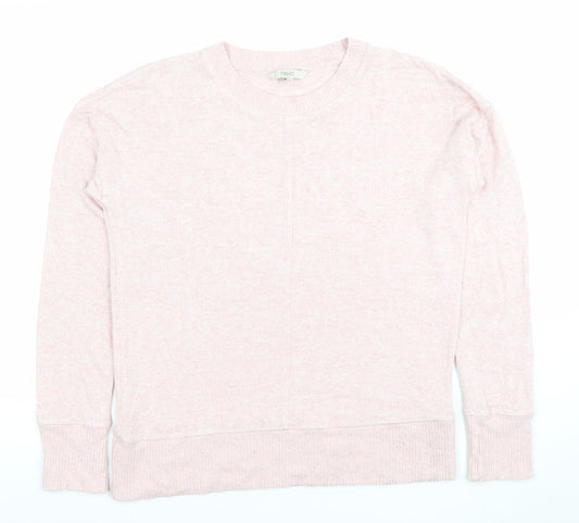 Next Women’s Pink Crew Neck Knit Jumper Size 10 Regular Fit