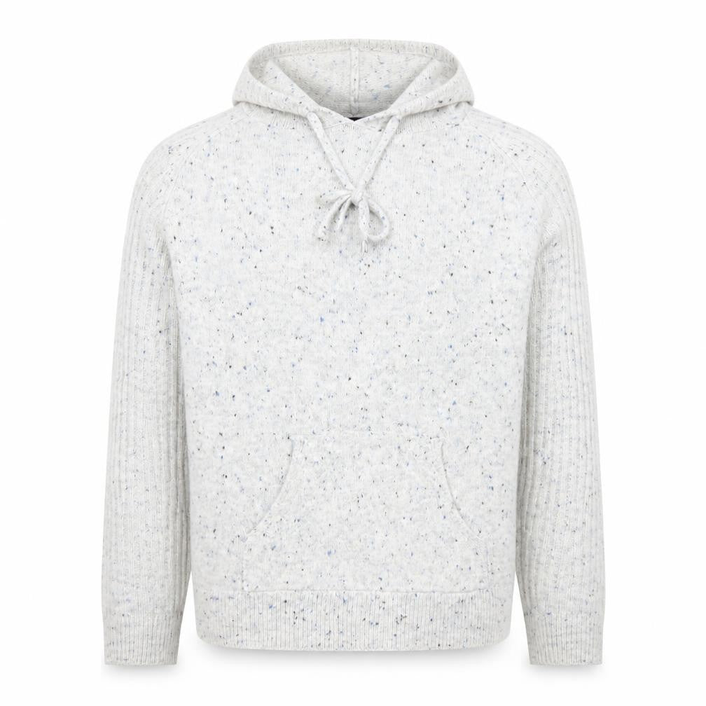 Marks & Spencer Men’s Grey Wool Blend Hooded Pullover Jumper Size M