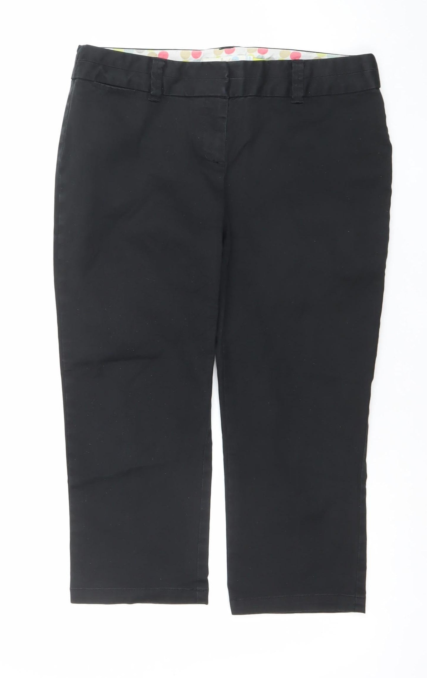 Boden Women Black Straight Regular Fit Jeans Size 12