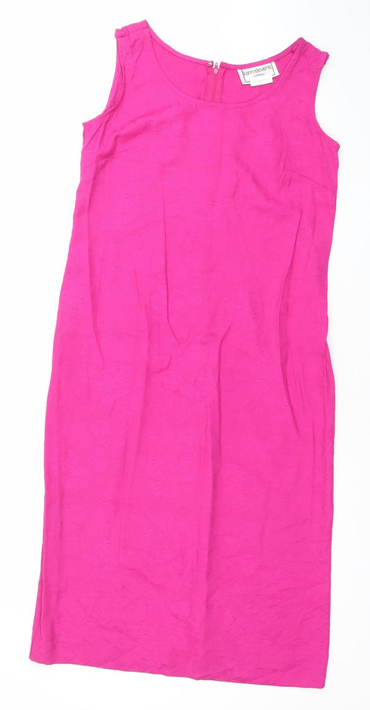 Karin Stevens Petites Pink Sheath Dress Women’s Size 6P Formal Sleeveless