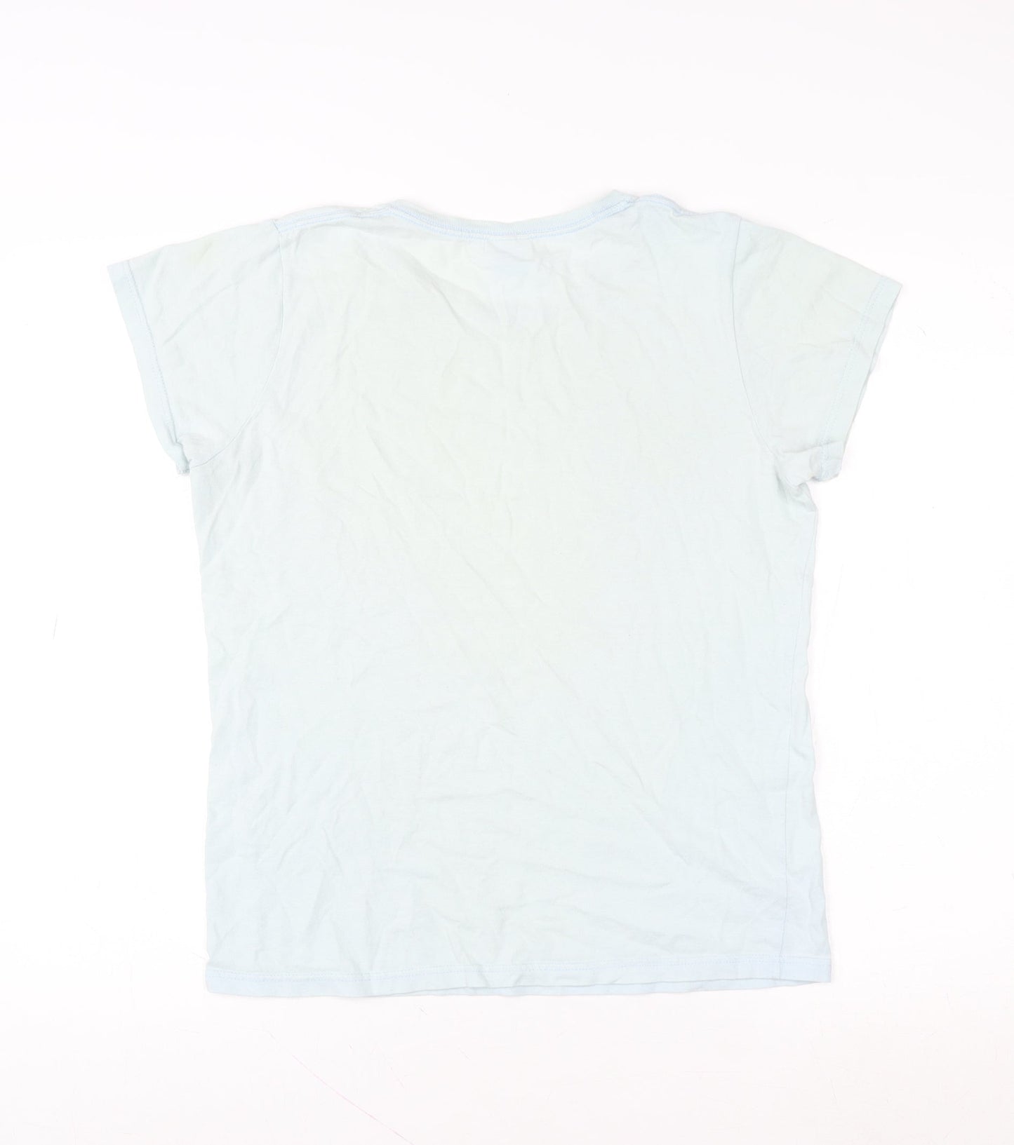 Gildan Women's White I Love NY Cotton Graphic T-Shirt Size M