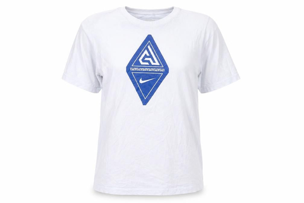 Nike Unisex White Dri-Fit Short Sleeve T-Shirt L