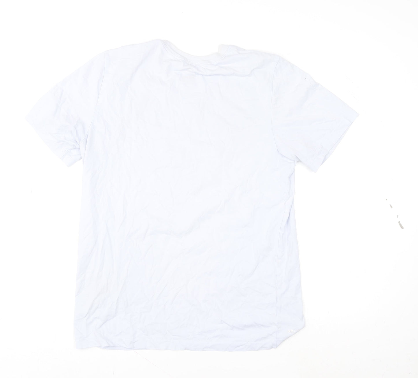 Nike Unisex White Dri-Fit Short Sleeve T-Shirt L