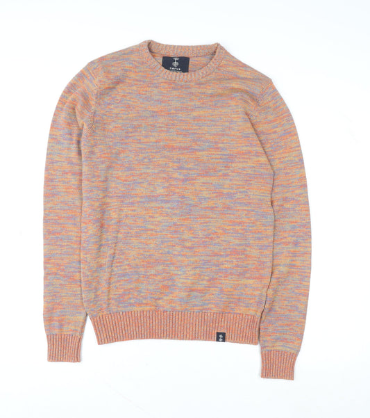 Nerve Sustainable Apparel Women’s Multicoloured Cotton Crew Neck Pullover Sweatshirt S