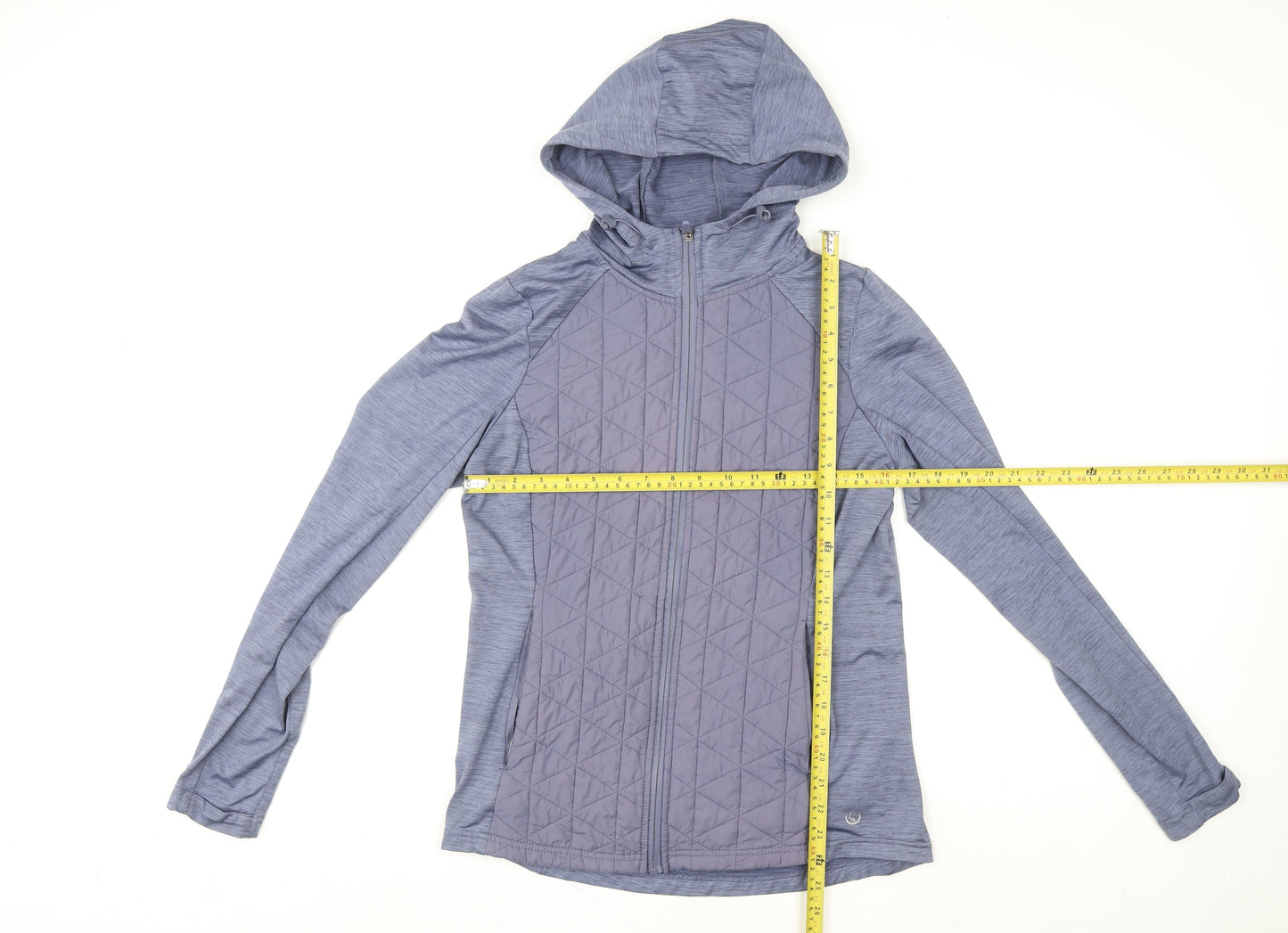 Dunnes Stores Women’s Blue Hooded Full Zip Activewear Jacket Size 10