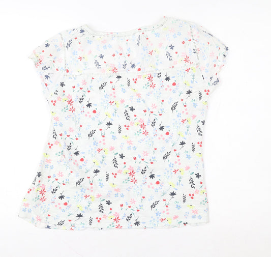 Faithful & True Women’s Multicoloured Floral Tunic Blouse Size 12