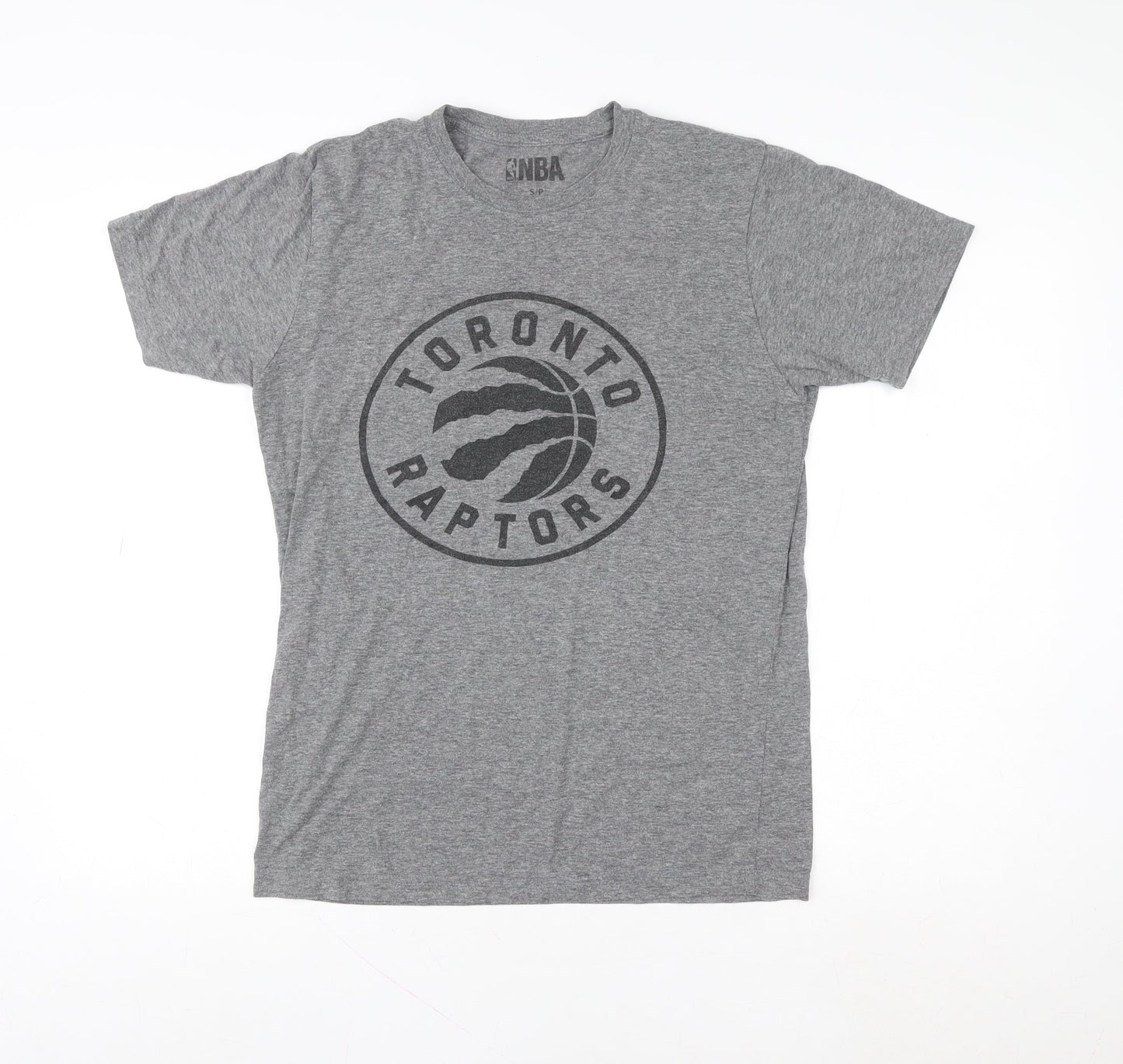 NBA Toronto Raptors Men's Grey Small Graphic T-Shirt
