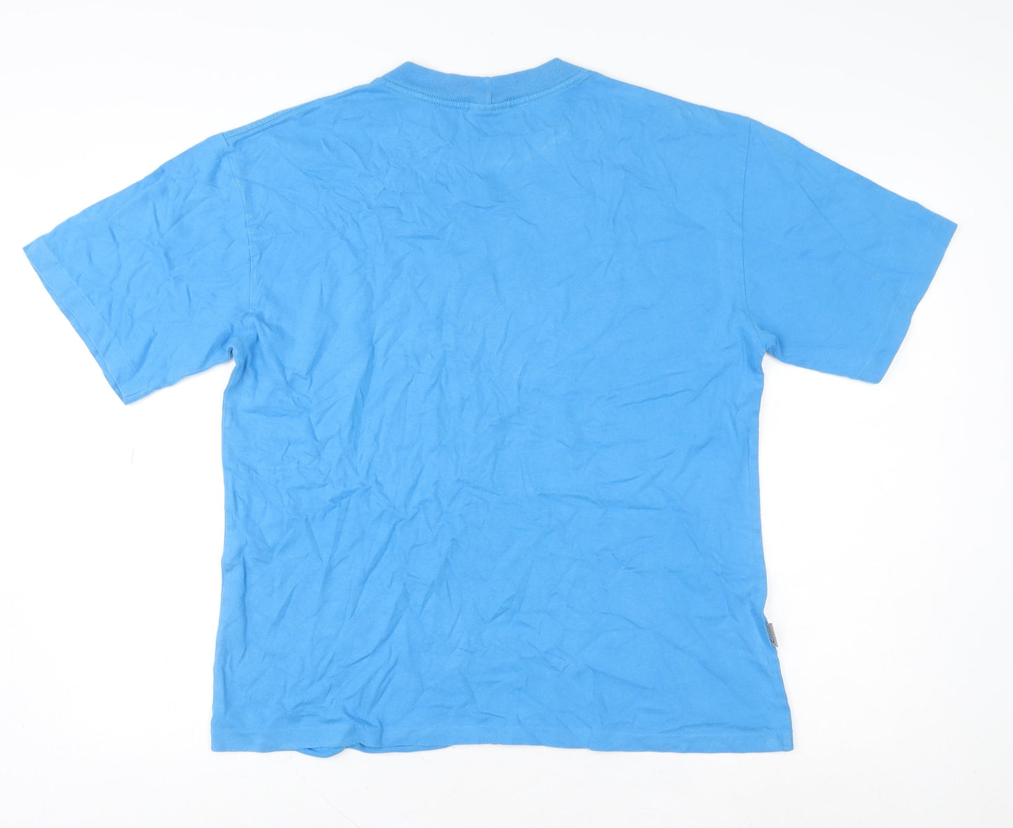 Cloud Women's Blue HMS Bounty Pitcairn Island Graphic Cotton T-Shirt Medium