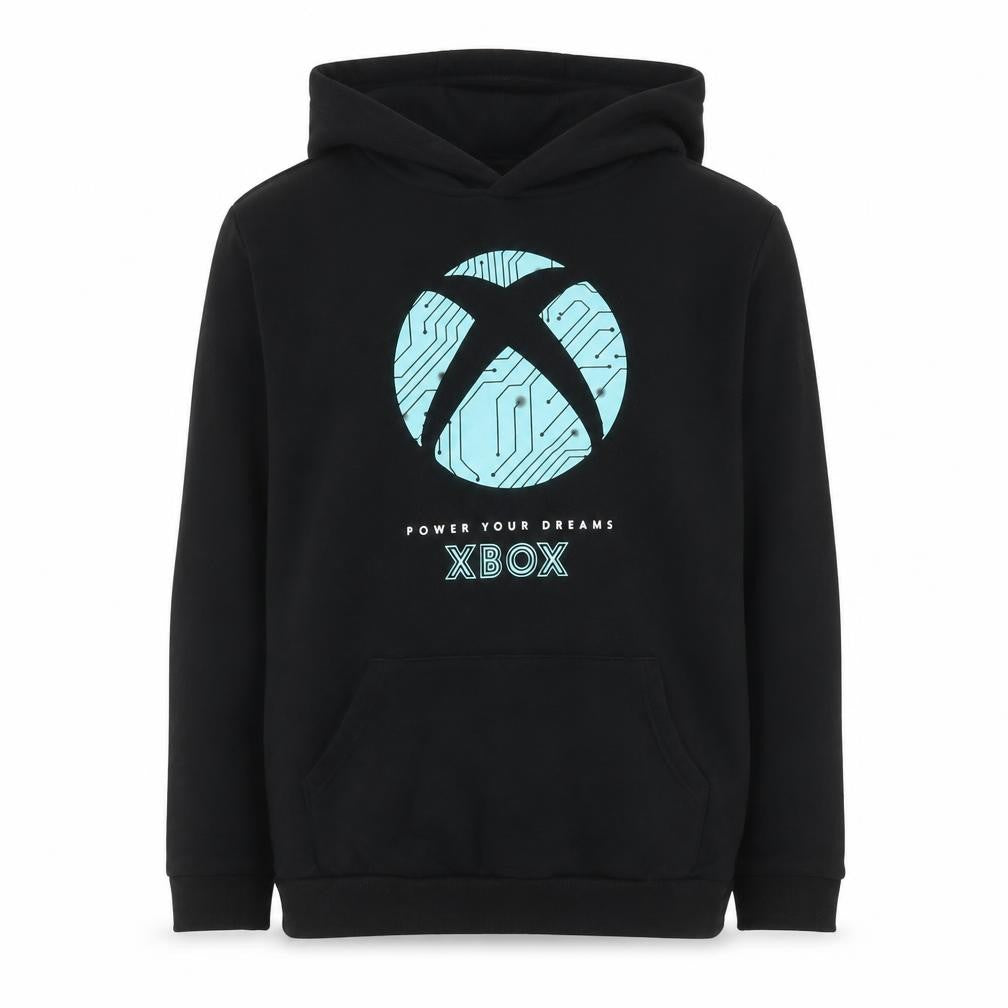Xbox Boys Black Pullover Hoodie 11-12 Years Fleece Graphic Print