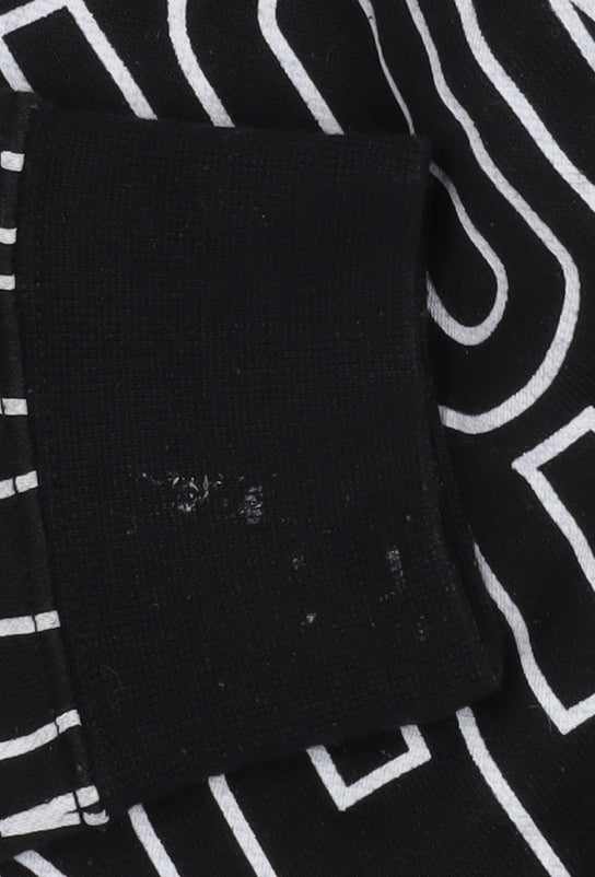 Champion Boys Black Logo Print Pullover Hoodie 13-14 Years