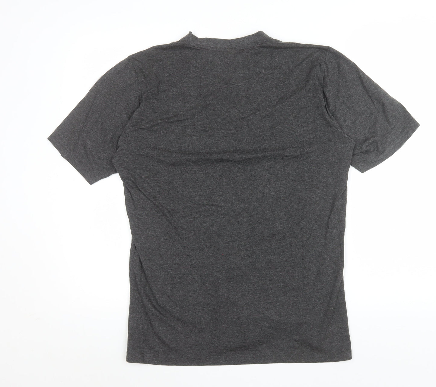 L.F.C. Men’s Grey V-Neck Short Sleeve Sports T-Shirt Size M