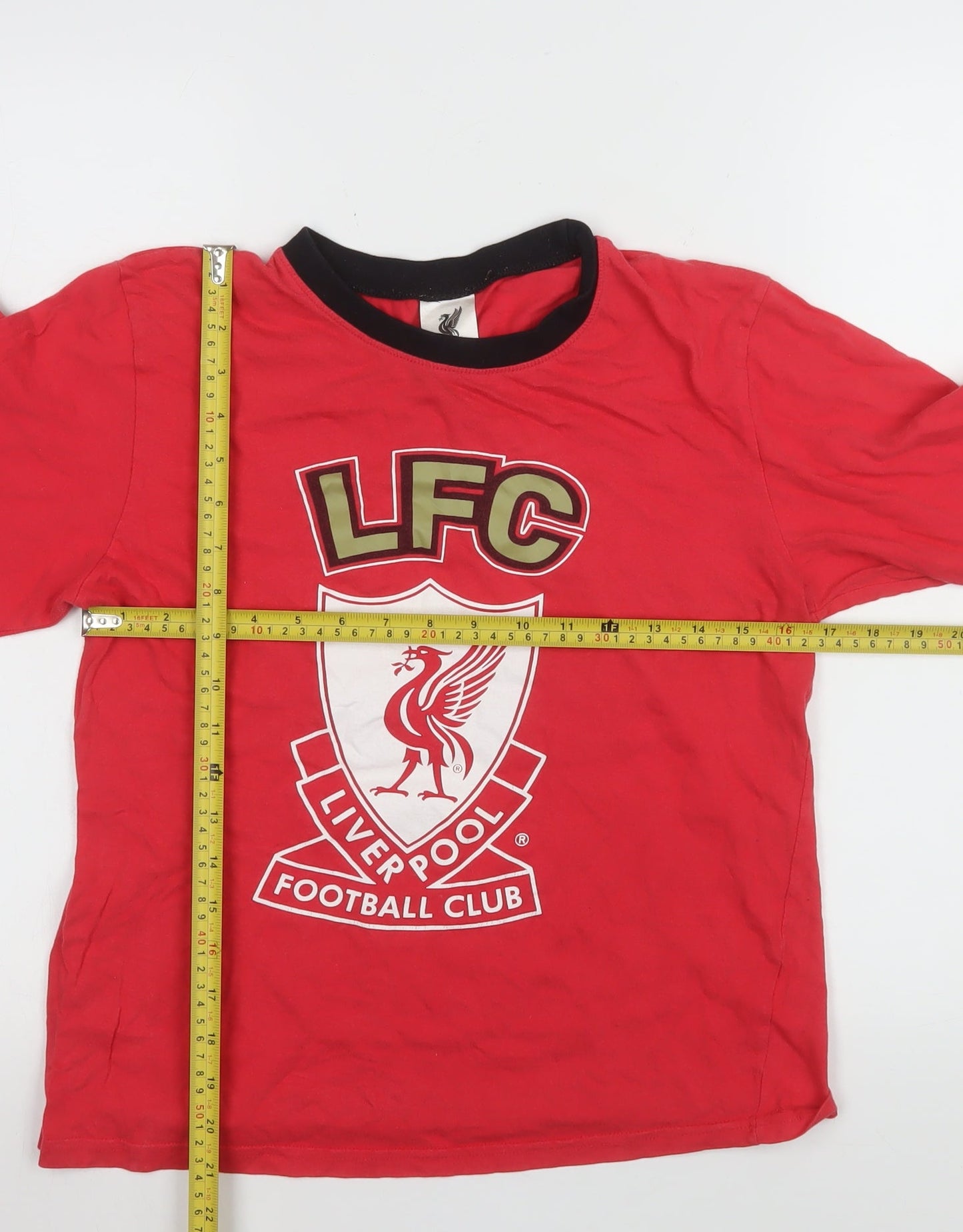 Liverpool FC Boys Red Long Sleeve Cotton Pyjama Top 11-12 Years