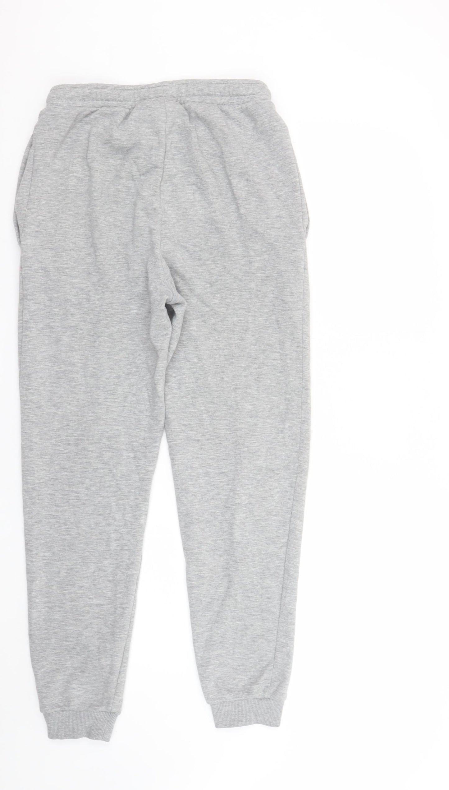 MP Women Grey Jogger Trousers S Jersey Elastic Waist Comfort Fit