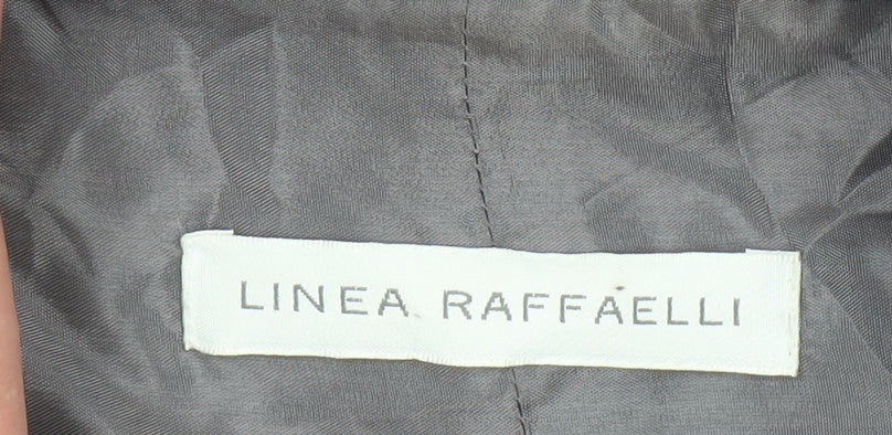 Linea Raffaelli Women’s Purple Blazer Jacket Size 16 Tailored Formal