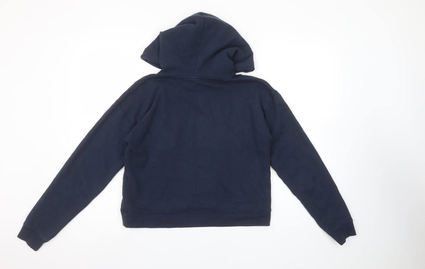 Jack Wills Women's Navy Blue Pullover Hoodie UK 8 Cotton Blend