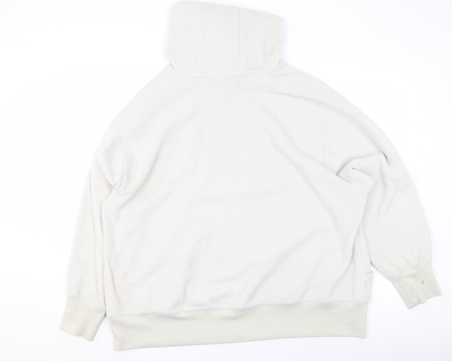 Nike Women's Ivory Pullover Fleece Hoodie 1X Relaxed Fit