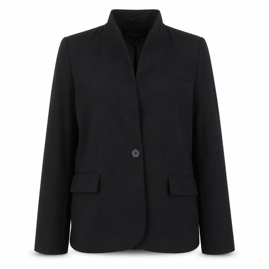Marks & Spencer Womens Black Size 8 Single-Breasted Blazer Jacket