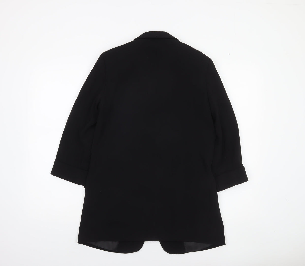 Zara Basic Women's Black Polyester Single-Breasted Blazer Size S