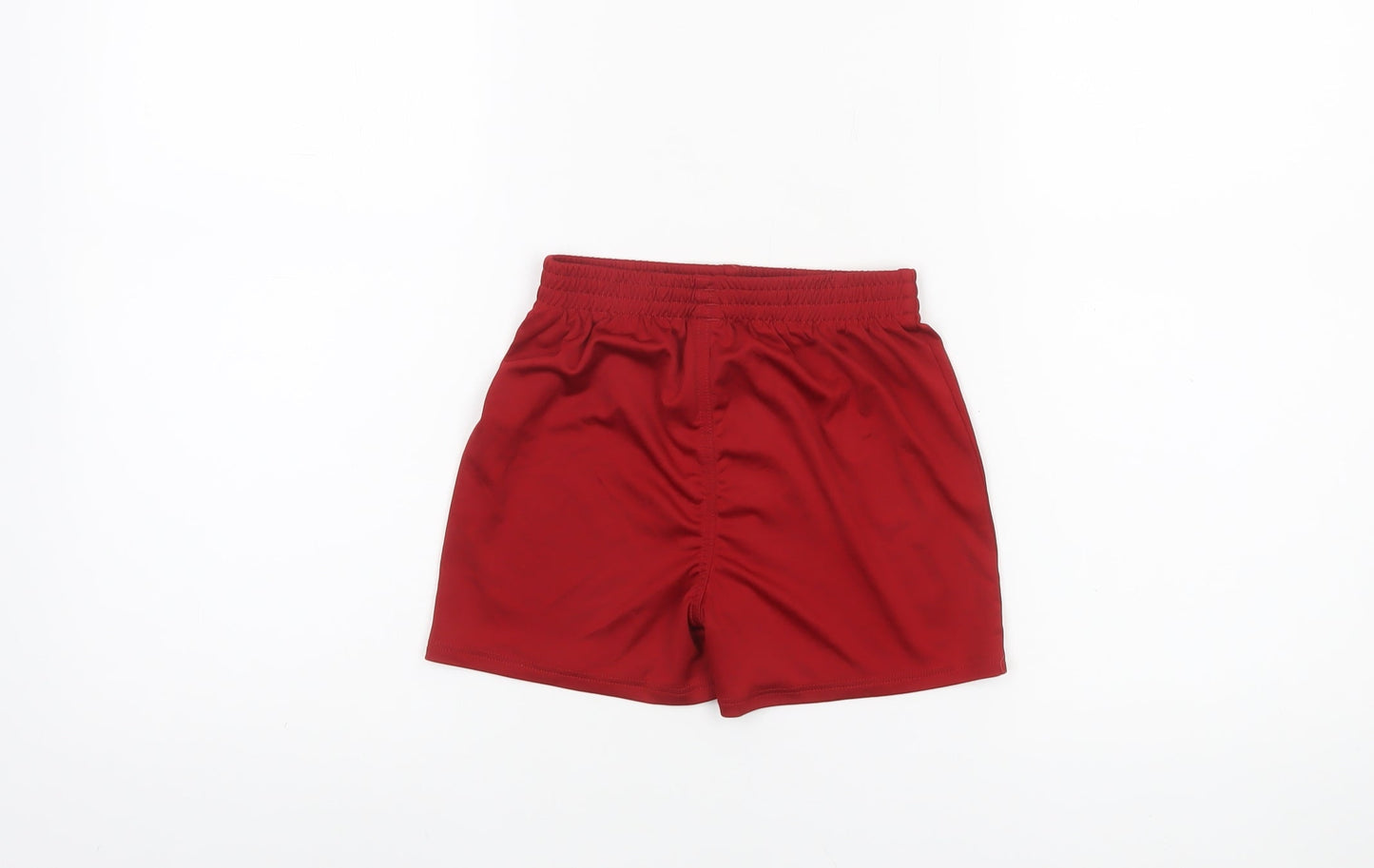 New Balance Boys Red Liverpool FC Athletic Shorts 2/3Y Polyester Activewear