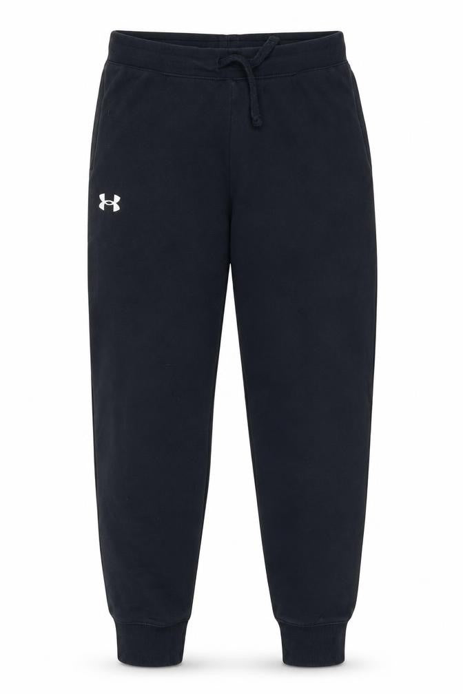 Under Armour Boys Black Jogger Fleece Trousers Size 12 Years