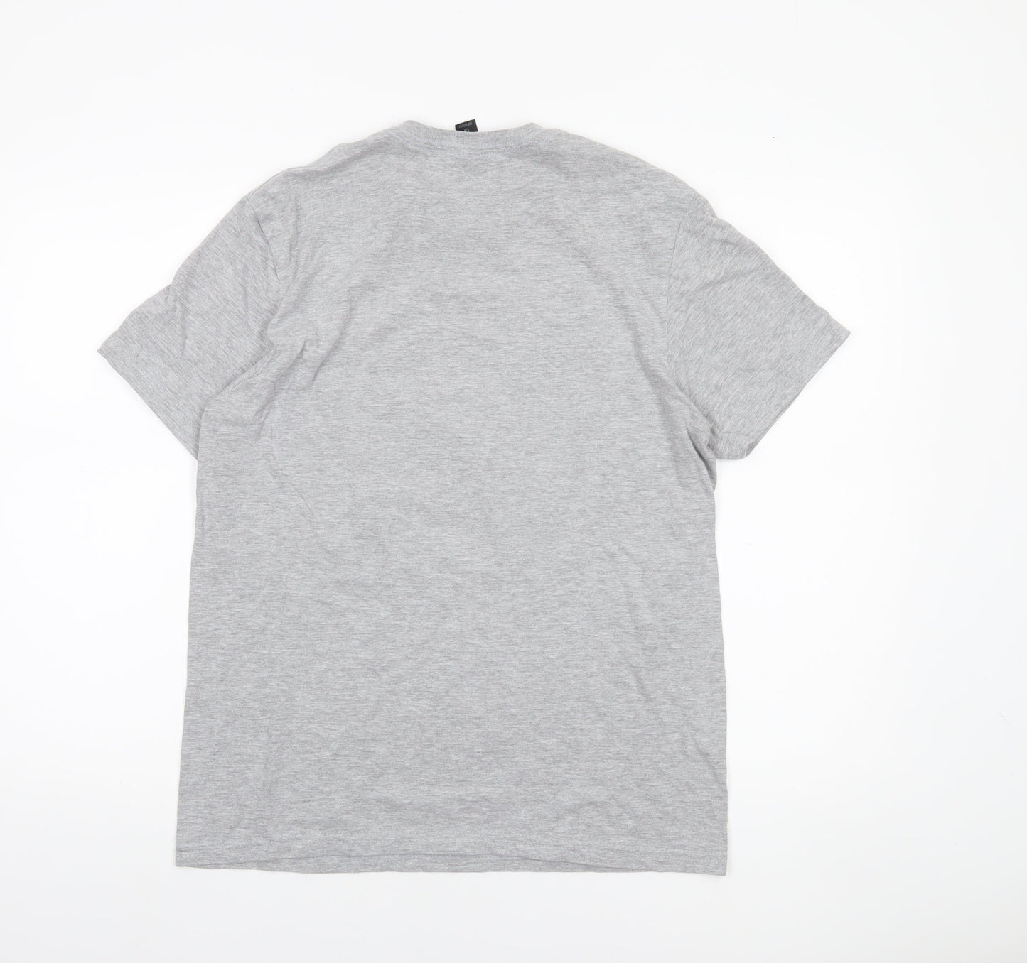 Gildan Men’s Grey Super Manc Graphic T-Shirt Size M