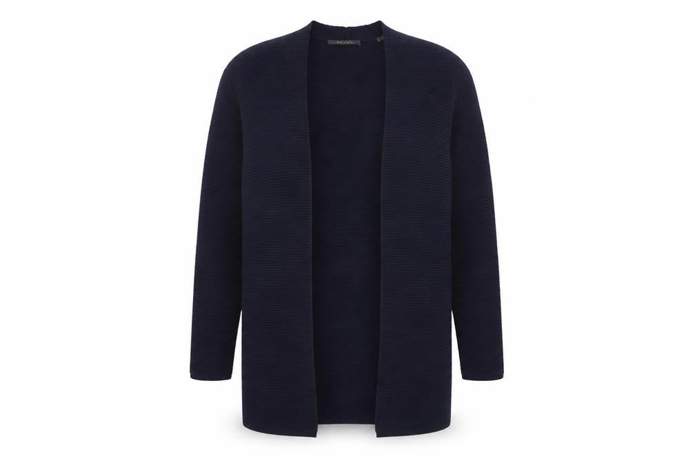 Esprit Women’s Navy Blue Open Front Long Sleeve Cardigan Size S