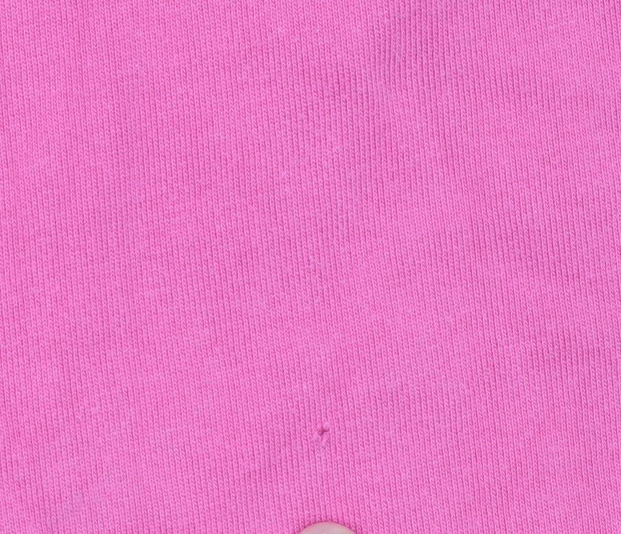 Noughts & Kisses Women's Pink Cotton Sweatpants L Casual
