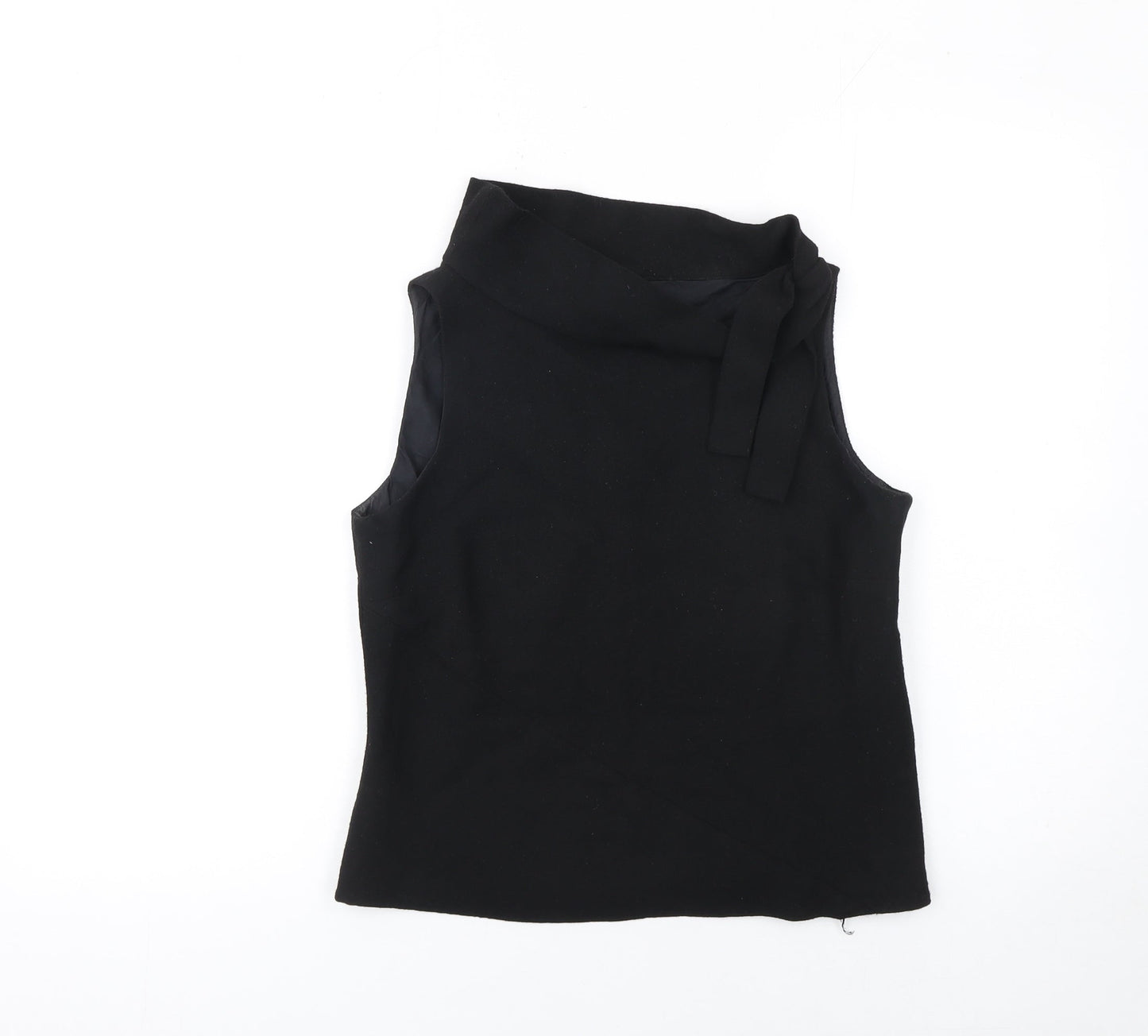 Designers at Debenhams Women Black Size 12 Cowl Neck Sleeveless Blouse