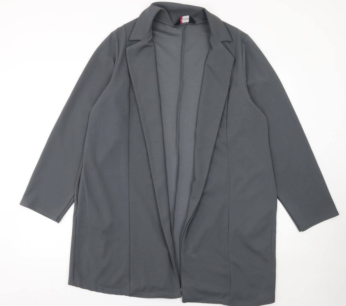 Yours Women Grey Size 18 Plus Lightweight Stretch Blazer Jacket