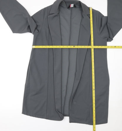 Yours Women Grey Size 18 Plus Lightweight Stretch Blazer Jacket