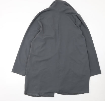Yours Women Grey Size 18 Plus Lightweight Stretch Blazer Jacket