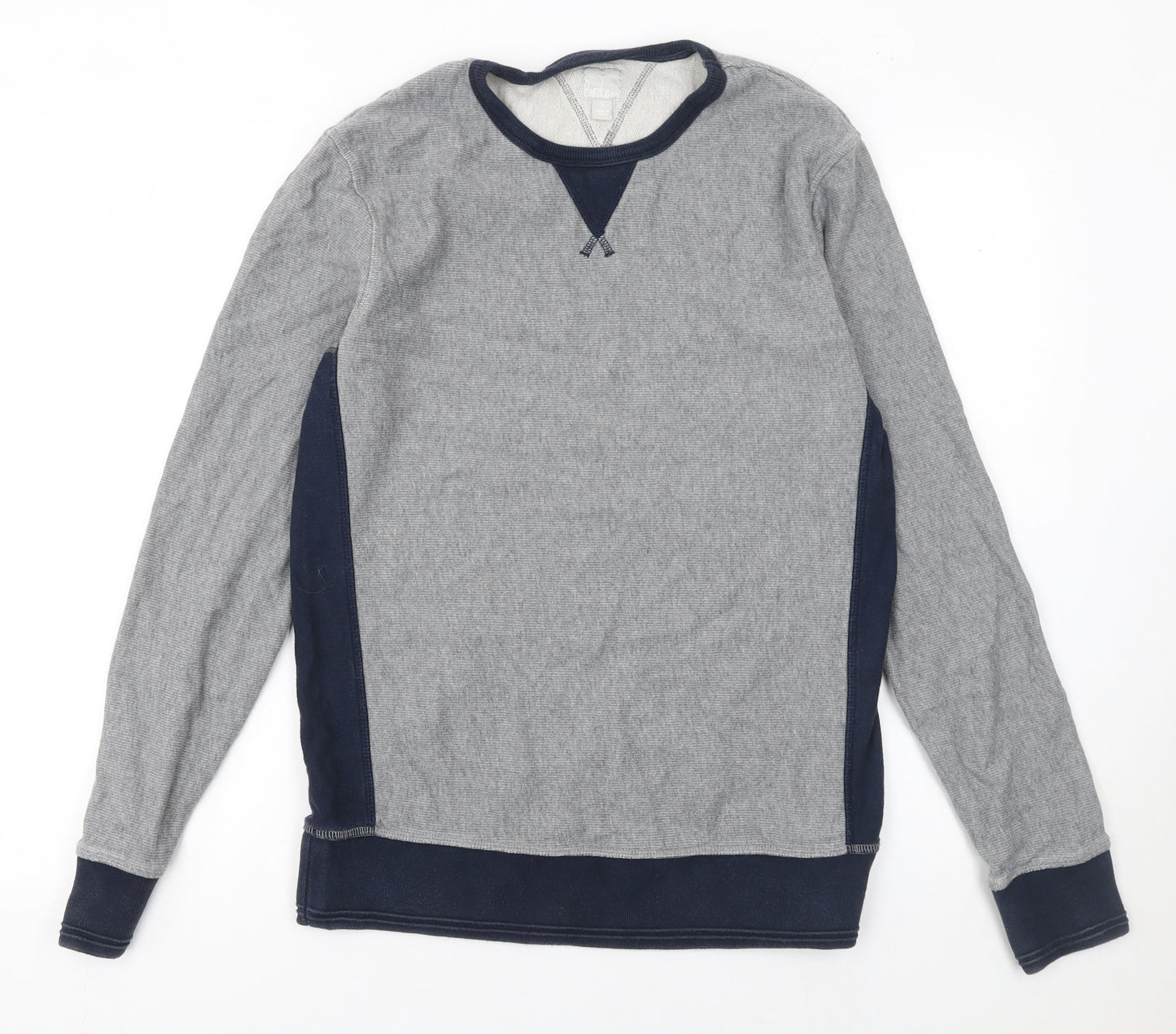 Boden Men's Grey Cotton Crew Neck Pullover Sweatshirt Size S