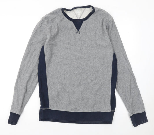 Boden Men's Grey Cotton Crew Neck Pullover Sweatshirt Size S
