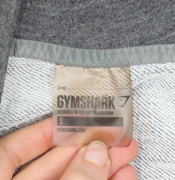 Gymshark Women’s Grey Hooded Long Sleeve Cardigan S
