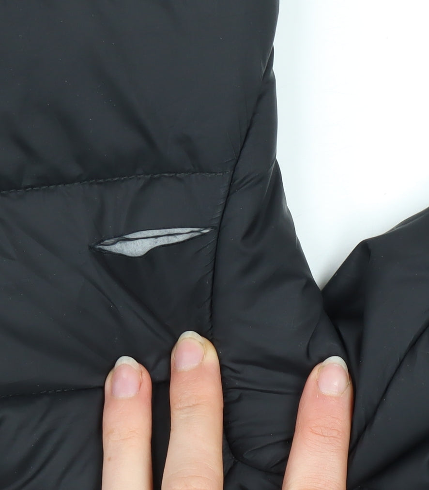 Original Penguin Men's Black Puffer Jacket M Full Zip Winter Coat
